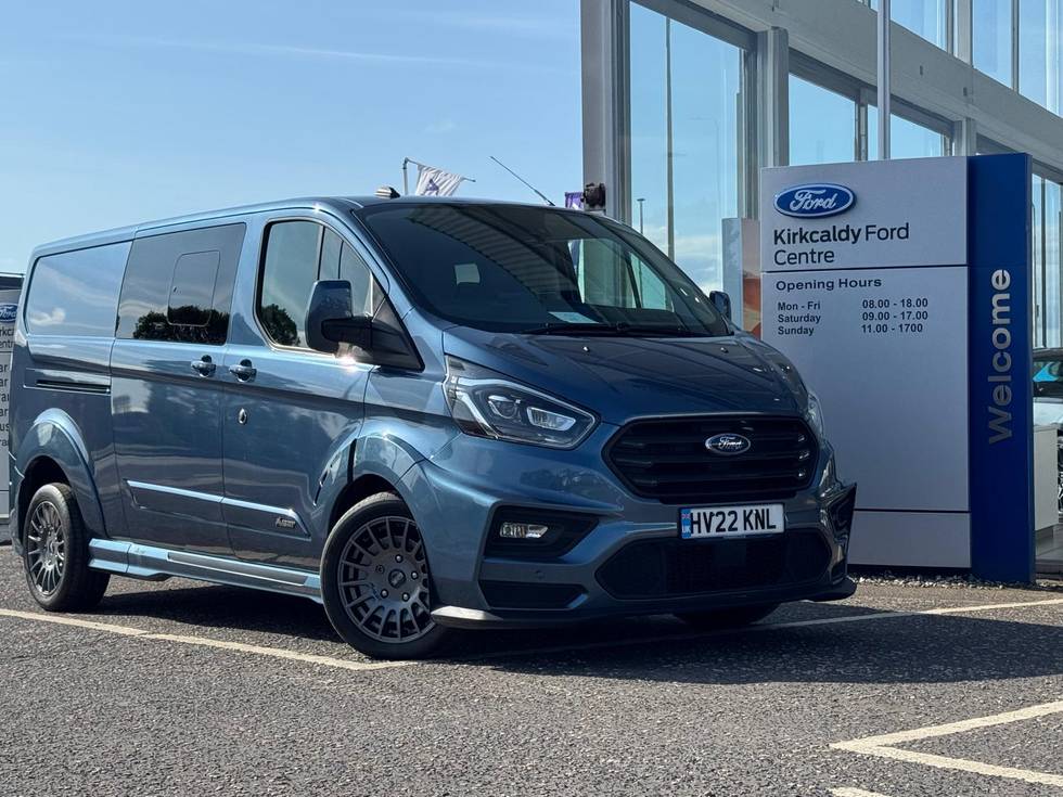 FORD TRANSIT CUSTOM 320 2.0 EcoBlue 185ps Auto L2 H1 D/Cab MSRT £32,995
