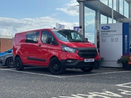FORD TRANSIT CUSTOM 300 2.0 EcoBlue 105ps L2 D/Cab Leader £23,995