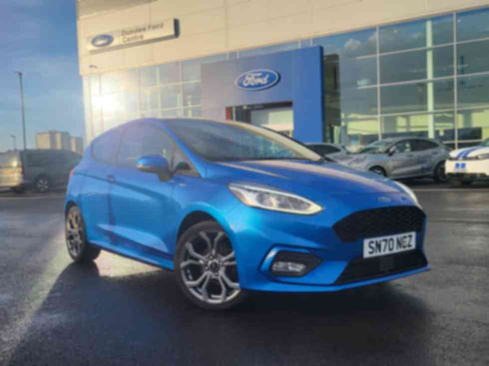 FORD FIESTA 1.0T Ecoboost ST-LINE X 100ps 3dr - 2 Previous Owners, Reverse Camera, Cruise Control, Sat Navigation, Apple Carplay / Android, Bluetooth Connectivity with Voice Control, Automatic Headlights, Plus More! �9,295