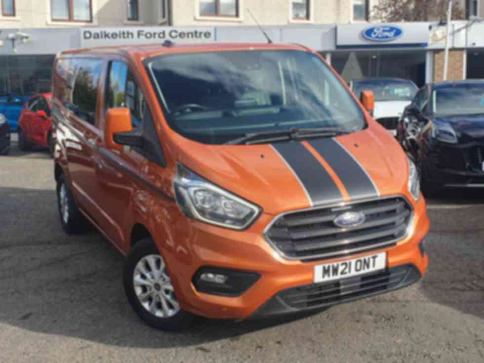 FORD TRANSIT CUSTOM 320 2.0 EcoBlue 130ps L1 D/Cab Limited �19,995